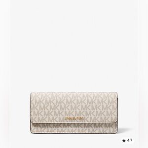 MICHAEL MICHAEL KORS
Jet Set Large Signature Logo Snap-Front wallet